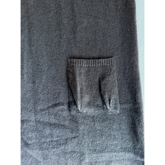 Malo 100% Cashmere Knee Length Fitted sweater Dress brown Italy Classic Sz-M - Picture 11 of 11